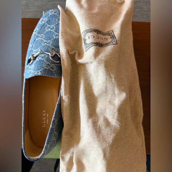 Gucci Princetown Loafers Blue Denim GG - Picture 7 of 7